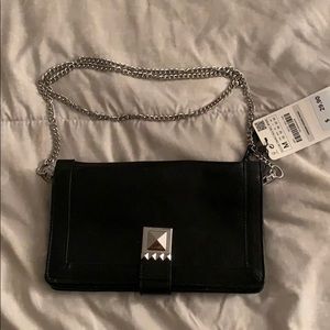 NWT ZARA CHAIN WALLET/CROSSBODY BAG